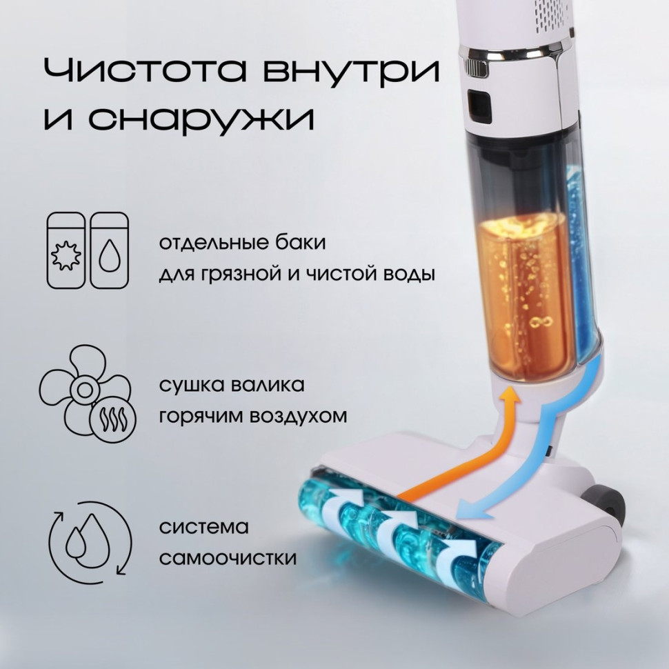Вертикальный моющий пылесос Tesler Pure Storm WD-7200