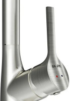 Кухонная мойка Saniteco 6045 Nano + Spike F9S07011 (сатин, с сифоном, дозатором и коландером)