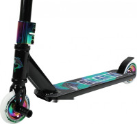 Самокат Ateox Shark 2024 (черный/нео)