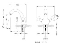Смеситель Lemark Flora LM0106C для раковины