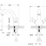 Смеситель Lemark Flora LM0106C для раковины