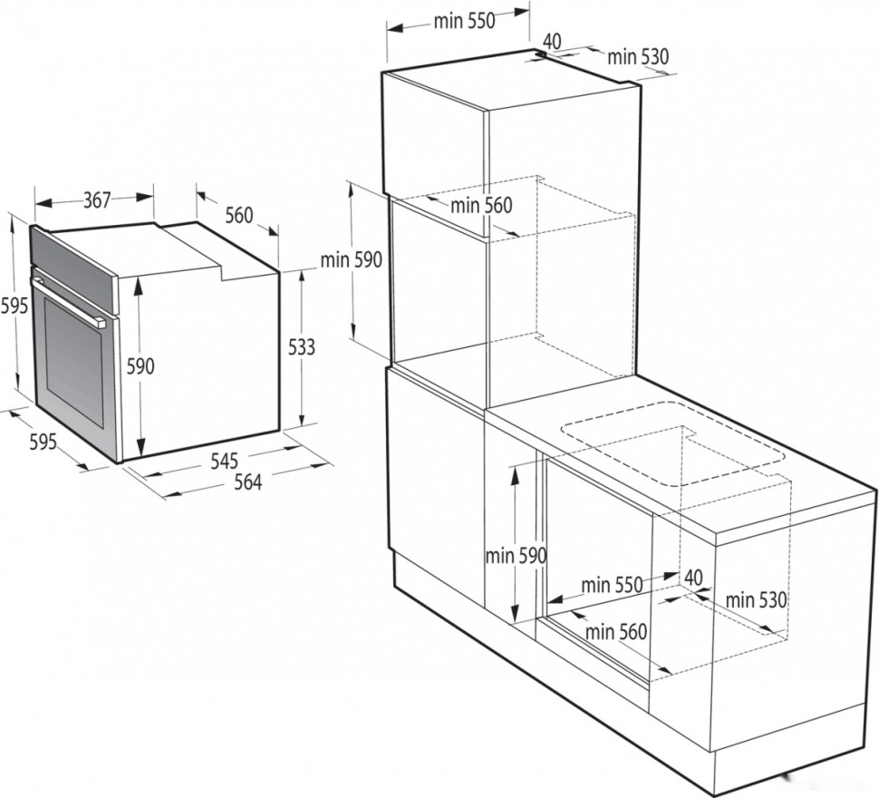 Духовой шкаф Gorenje BO6735E05X