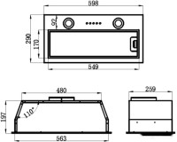 Вытяжка HOMSair Fleet 60 (белый)