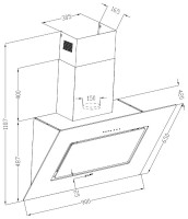Вытяжка LEX Leila 900 Black