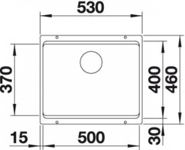 Кухонная мойка Blanco ETAGON 500-U антрацит 522227