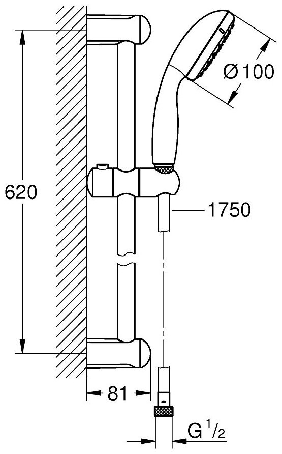 Смеситель Grohe Eurosmart 123576
