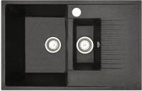 Кухонная мойка БелЭворс Forma L + смеситель W74004-2 + дозатор L405F (черный)