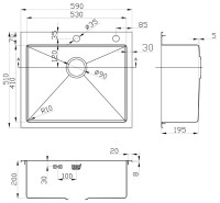 Кухонная мойка Zorg INOX RX-5951