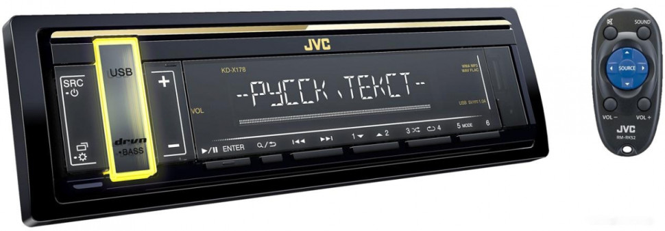 Автомагнитола JVC KD-X178