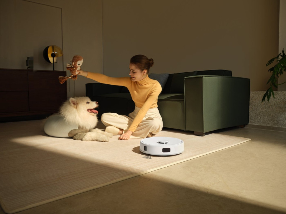 Робот-пылесос Dreame Trouver Robot Vacuum E20 Plus RLE12GD (евровилка, белый)