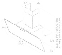 Вытяжка Elica Shire WH/A/60 No Plug
