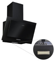 Вытяжка Elikor Коралл 60П-430-К3Д черный/черн.стекло