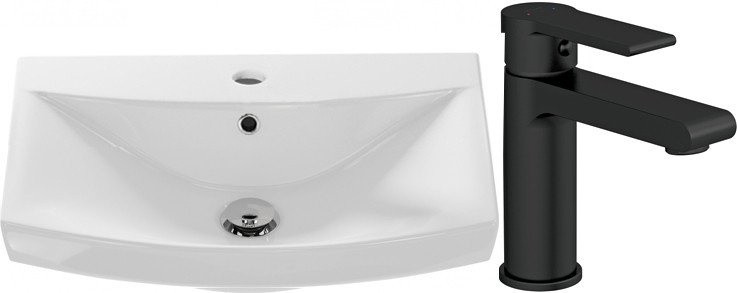 Умывальник Cersanit Carina 60В S-UM-CAR60/1 + 63107