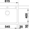 Кухонная мойка Blanco Naya 6 519641 (белый)
