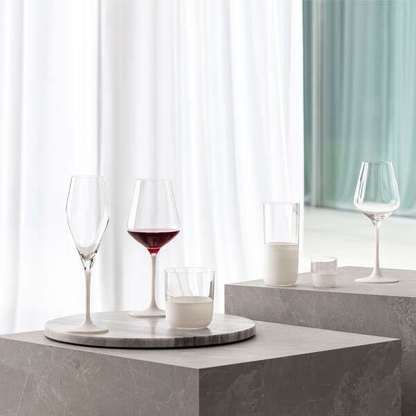 Набор бокалов для воды и напитков Villeroy & Boch Manufacture Rock Blanc 11-3799-8260 (4шт)