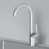 Кухонная мойка Saniteco 4848 + Spike F9S07000 (хром, с сифоном, дозатором и коландером)