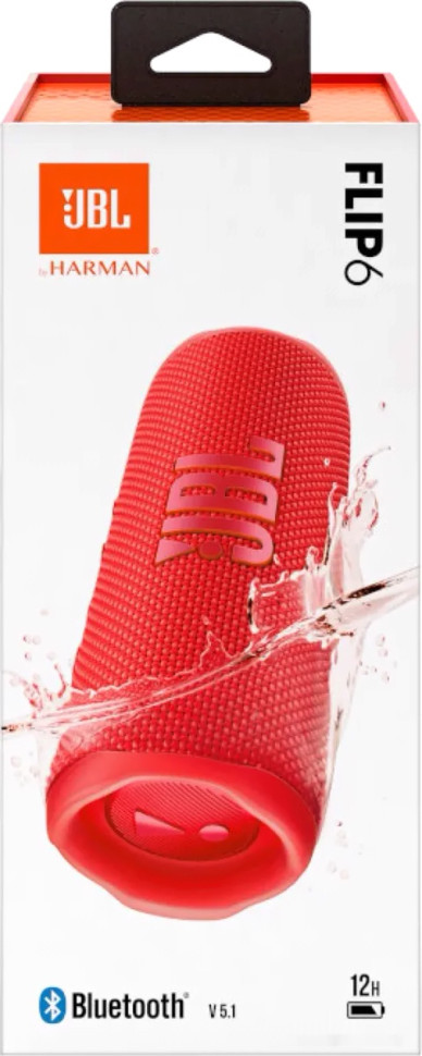 Портативная акустика JBL Flip 6 (красный)