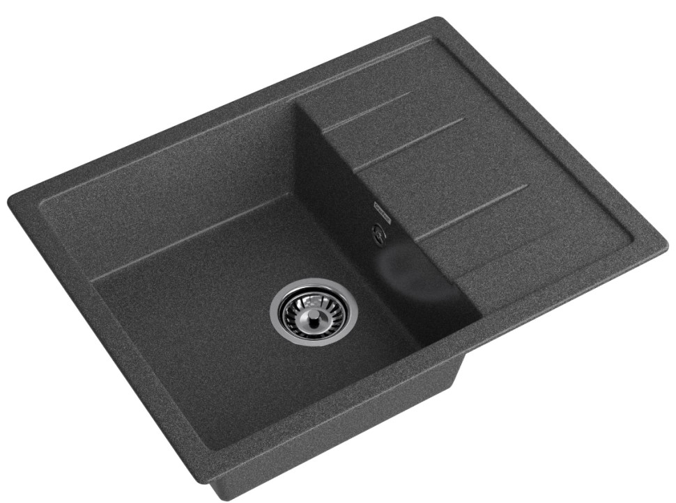 Кухонная мойка GranFest GF-Q650L (графит)
