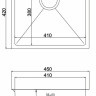 Кухонная мойка Mixline 548566 (золото, 3 мм)