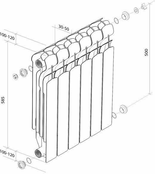 Радиатор Royal Thermo Indigo 500