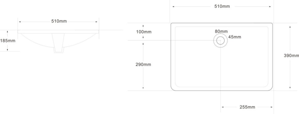 Умывальник Roxen Sims 570145