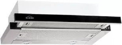 Вытяжка Elikor Интегра Glass 50Н-400-В2Д (нержавеющая сталь/черное стекло) (940979)