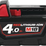 Аккумулятор для инструмента Milwaukee M18 B4 4932430063 (18В/4 Ah)