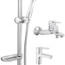 Смеситель Rubineta Uno-10 + Uno-18 + Varianta – Delta 625025