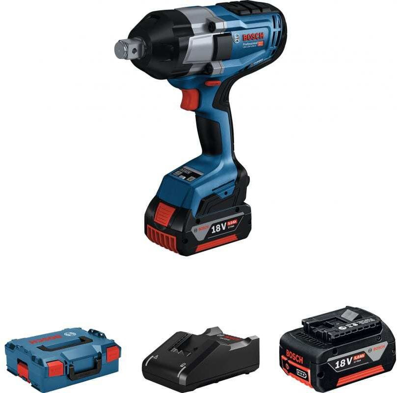 Гайковерт Bosch GDS 18V-1050 H 06019J8522 (с 2-мя АКБ, кейс)