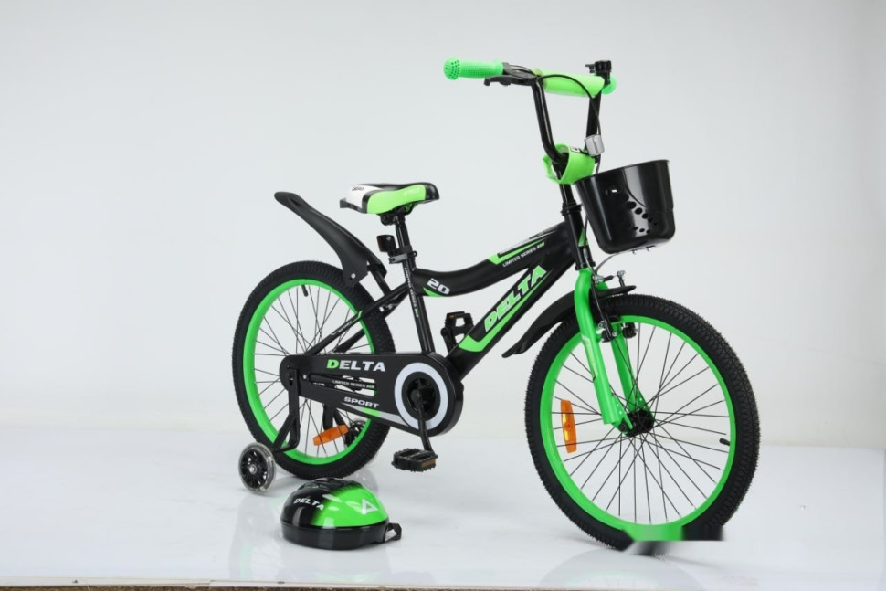 Детский велосипед DELTA Sport 2005 20 (зеленый, разобранный, в коробке)