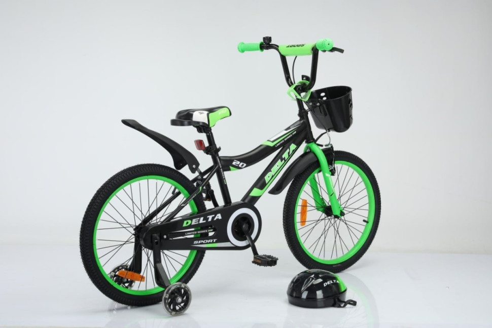Детский велосипед DELTA Sport 2005 20 (зеленый, разобранный, в коробке)