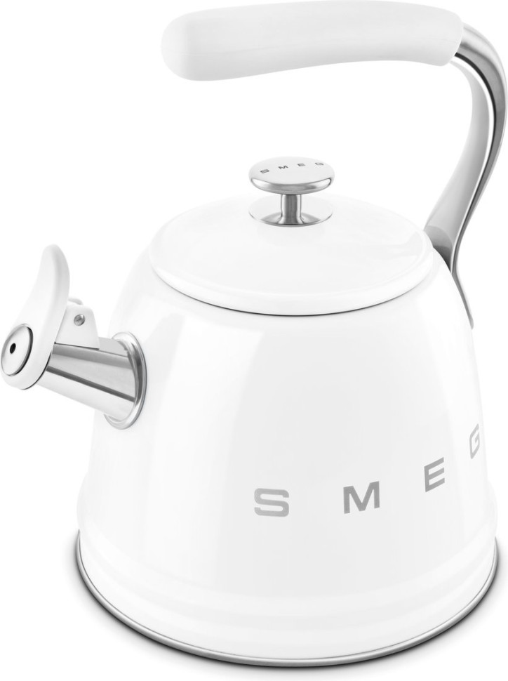 Чайник со свистком Smeg WKF01WH