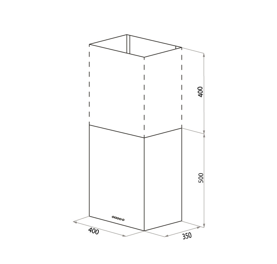 Вытяжка Maunfeld Box Push 40 (белый)