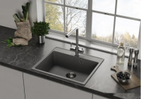 Кухонная мойка Ulgran QUARTZ Forte 580-04 (платина)