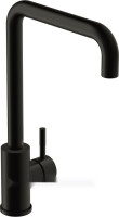 Смеситель Cersanit Como однорычажный с п-образным изливом 68246 (черный)
