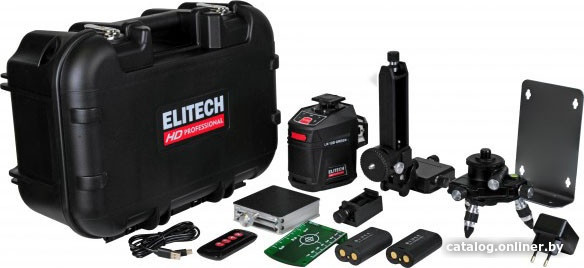 Лазерный нивелир Elitech HD Professional HD LN 12D Green 204736