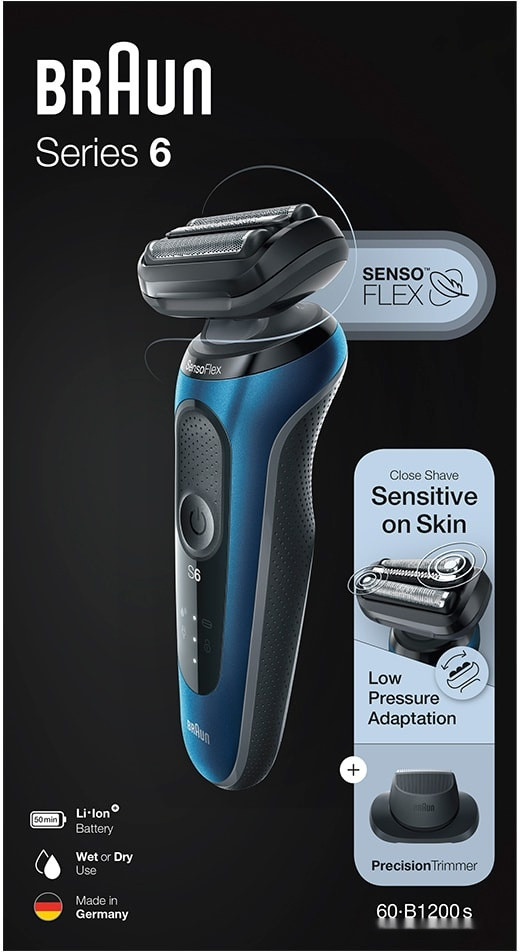 Электробритва мужская Braun Series 6 60-B1200s