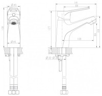 Смеситель Bravat Eco-D F193158C