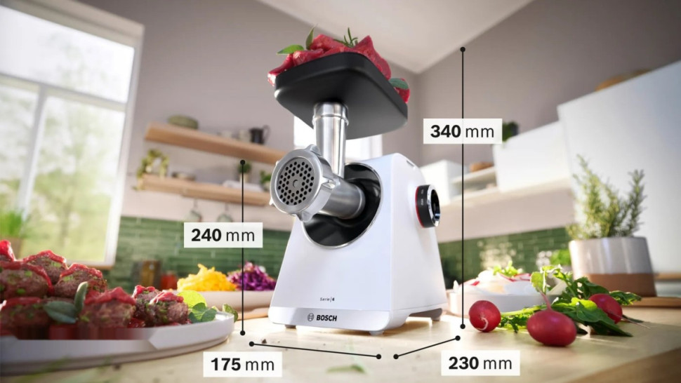 Мясорубка Bosch Serie 6 MFWS609W