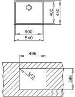 Кухонная мойка Teka Be Linea RS15 50.40 115000005