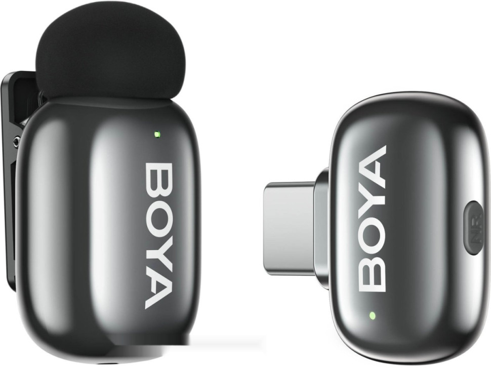 Радиосистема Boya Mini 2-02 (серебристый)