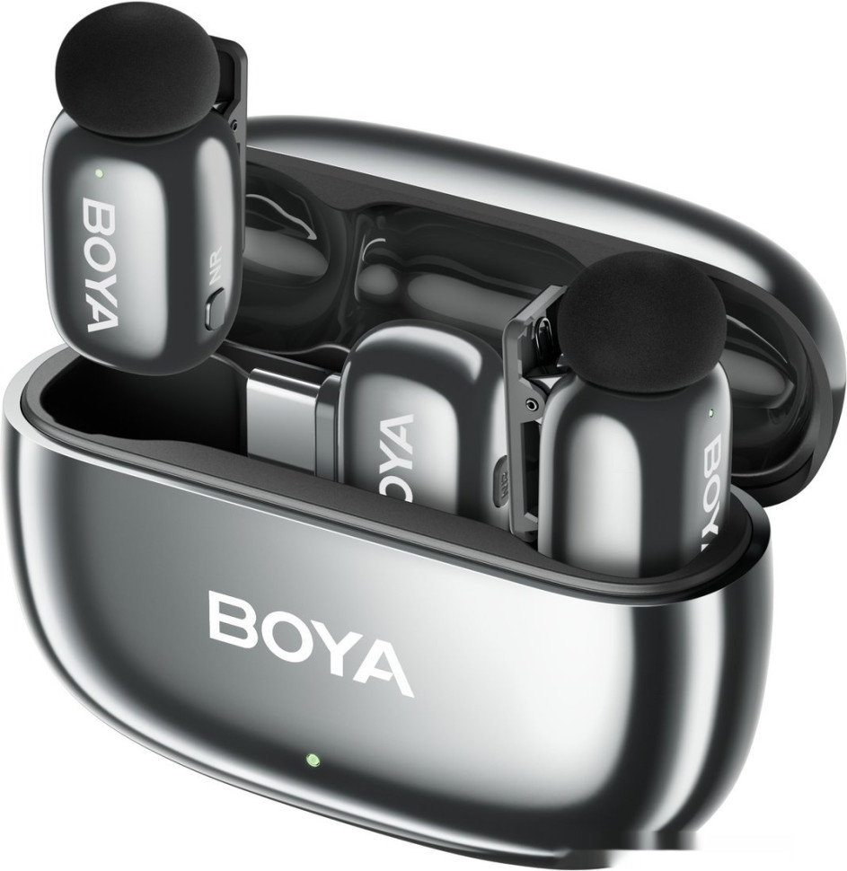 Радиосистема Boya Mini 2-02 (серебристый)