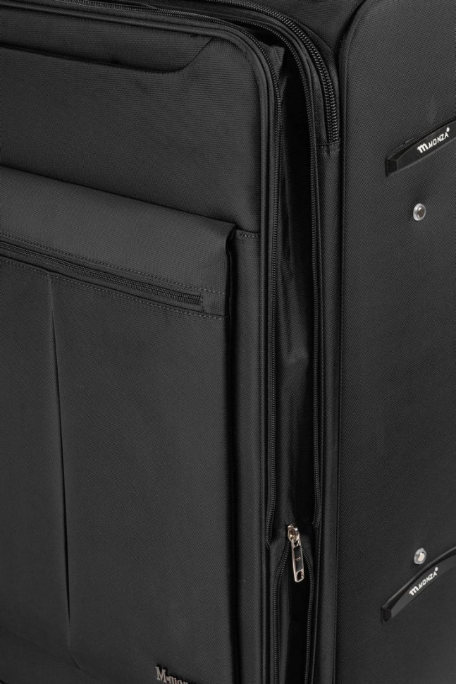 Чемодан Monza 8038# (L, черный)