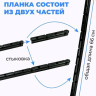 Сушилка для белья Comfort Alumin Потолочная 7 прутьев Black Style Telescop 100-180 см (алюминий)