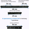 Сушилка для белья Comfort Alumin Потолочная 7 прутьев Black Style Telescop 100-180 см (алюминий)