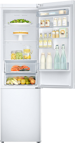 Холодильник с морозильником Samsung RB37A5400WW/WT