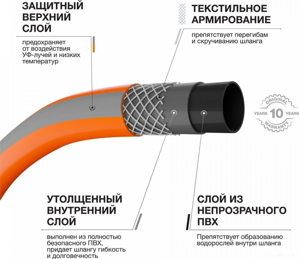 Шланг Daewoo Power MaxiFlex DWH 3137 (3/4", 50 м)