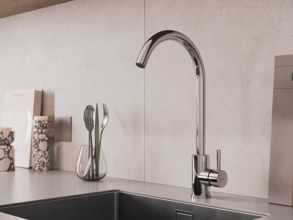 Смеситель Cersanit Cомо однорычажный 68244 (хром)