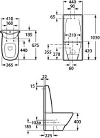 Унитаз Roca Frontalis