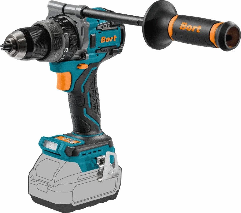 Ударная дрель-шуруповерт BORT BAB-21X 93414929 (без АКБ)
